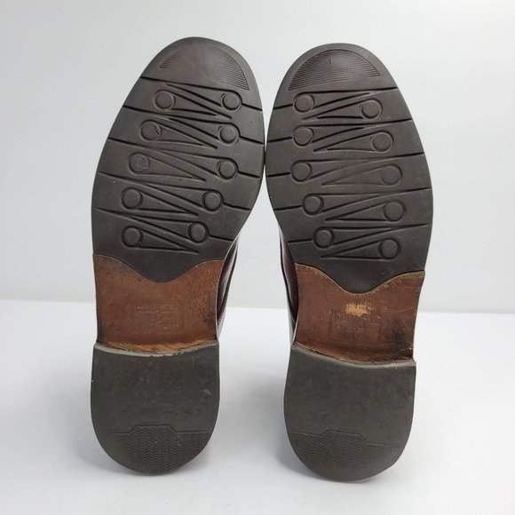 Johnston & Murphy Red Pebble Leather Chukka Boots Men's Brown 20-3420 US Size 9M - Picture 7 of 8